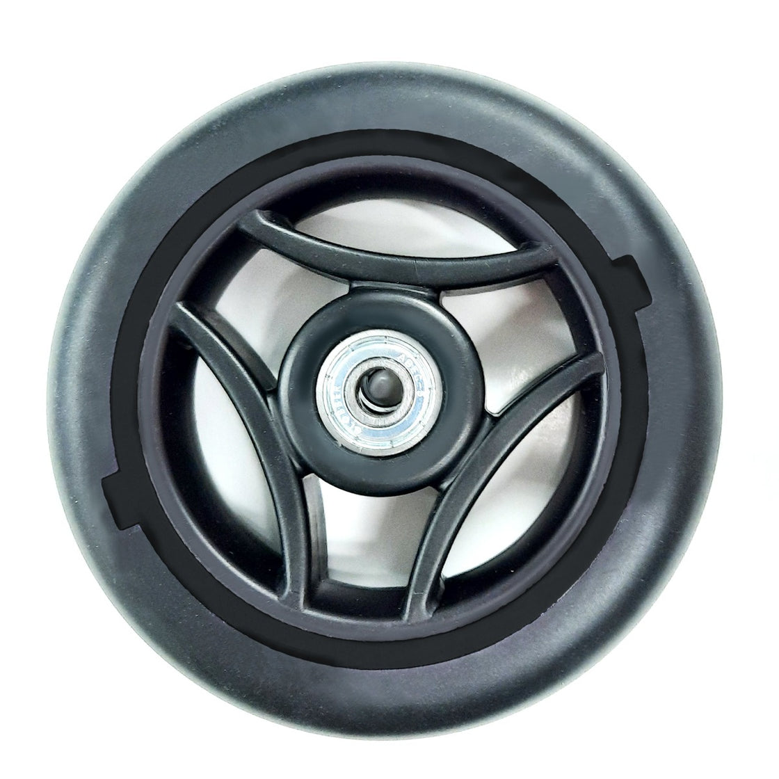 125mm Front Wheel w/ Bearing - Matt Black [Master V2] - Globber.co.uk